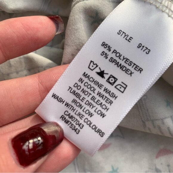 BNWT Winter Wonderland Christmas Santa Kitty Cat PJ Long Sleeve Nightie Dress - Picture 6 of 6